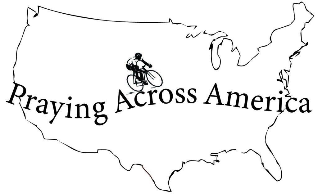 map of bike praying across America